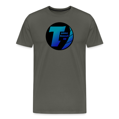 Teamo | Premium-T-shirt herr - asfalt