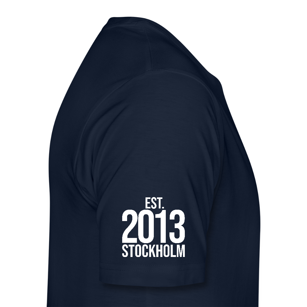Stockholms Tankdemontering - Premium-T-shirt - marinblå