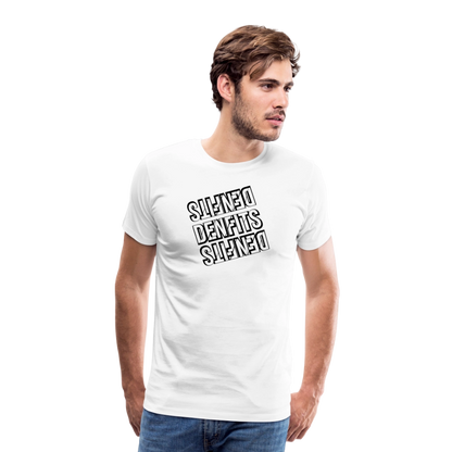 Box - Premium-T-shirt - vit