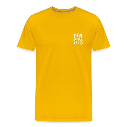 Denfits classic - Premium-T-shirt herr - solgul