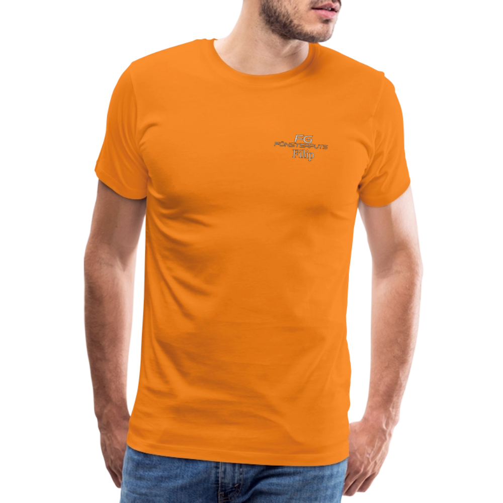 FG fönsterputs - Premium-T-shirt herr - orange
