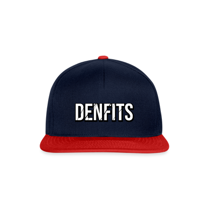 Denfits blk - Snapbackkeps - marinblå/röd