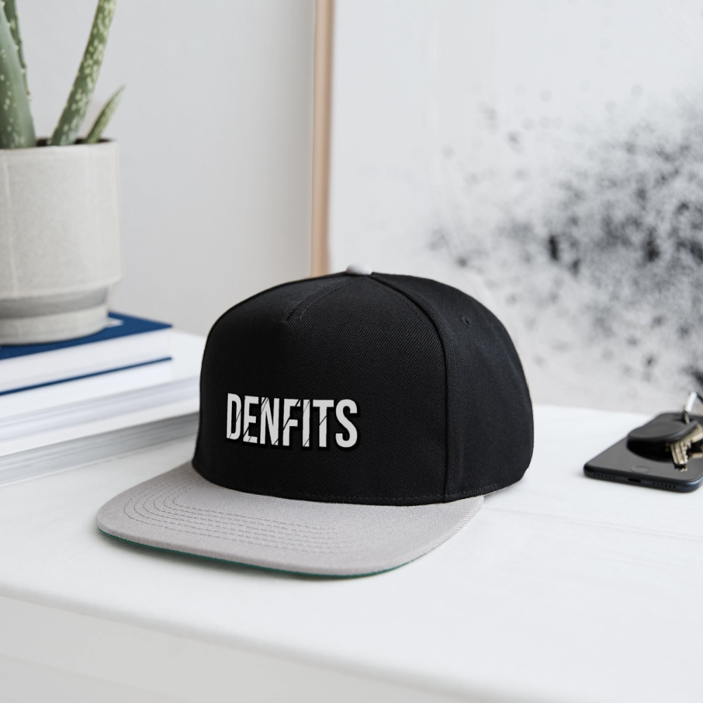 Denfits blk - Snapbackkeps - svart/grå