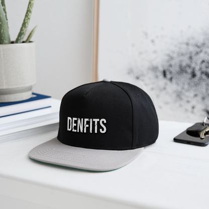 Denfits blk - Snapbackkeps - svart/grå