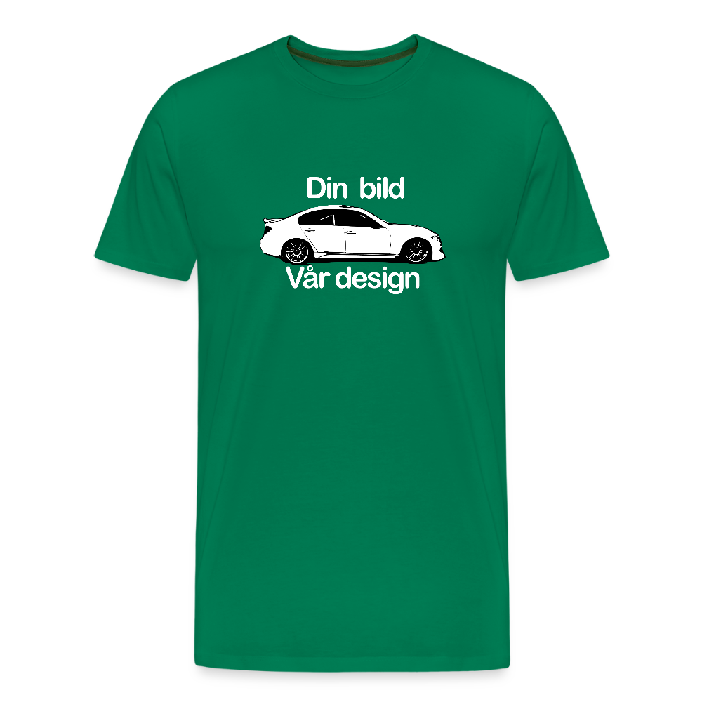 Din - Premium-T-shirt herr - kellygrön
