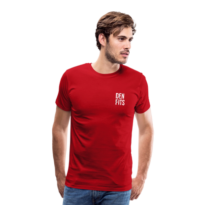 Denfits classic - Premium-T-shirt herr - röd