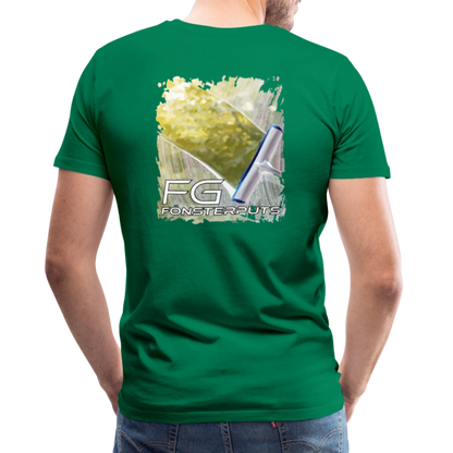 FG fönsterputs - Premium-T-shirt herr - kellygrön