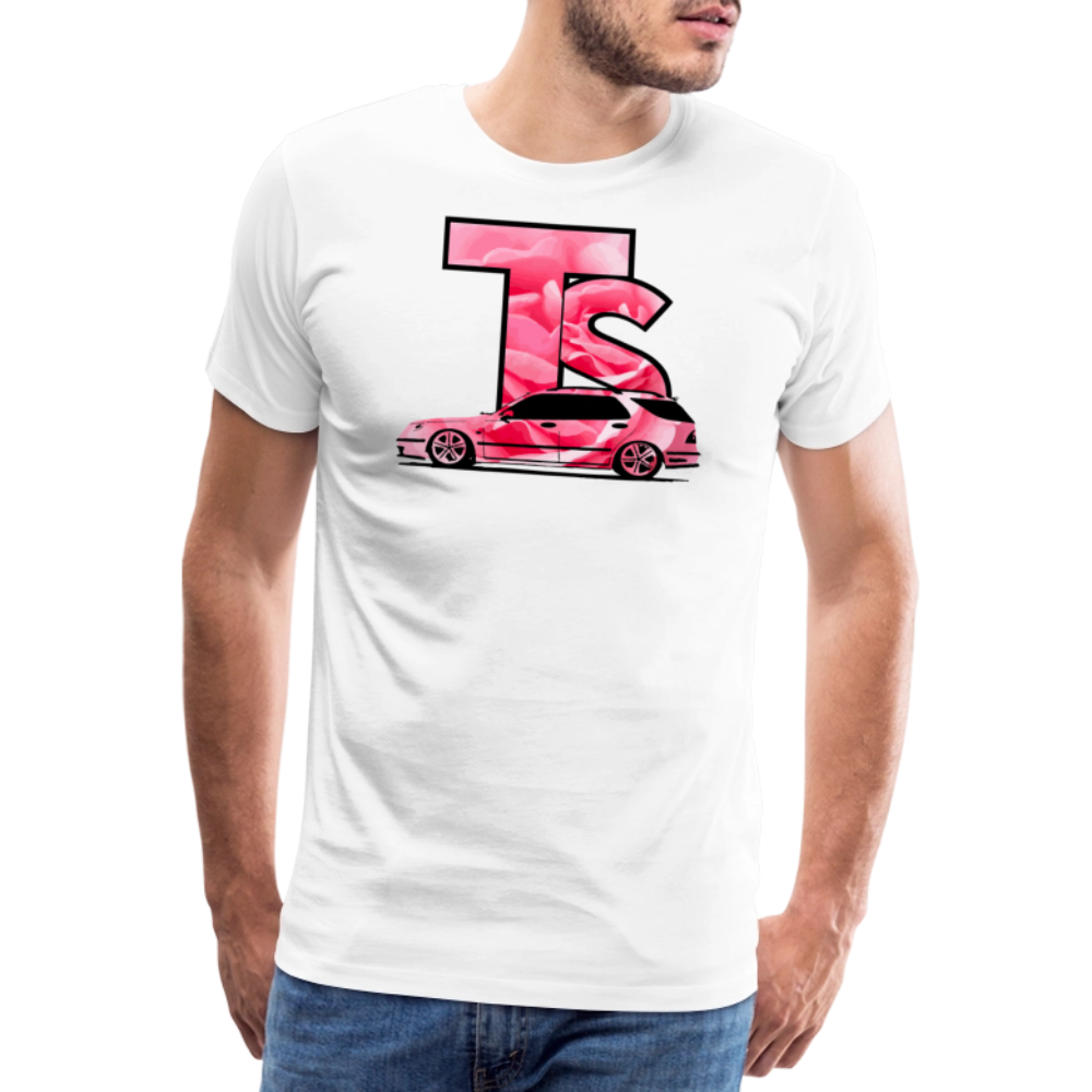 TS - Premium-T-shirt herr - vit