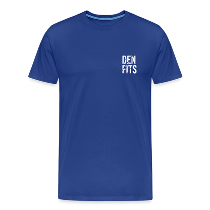 Denfits classic - Premium-T-shirt herr - kungsblå