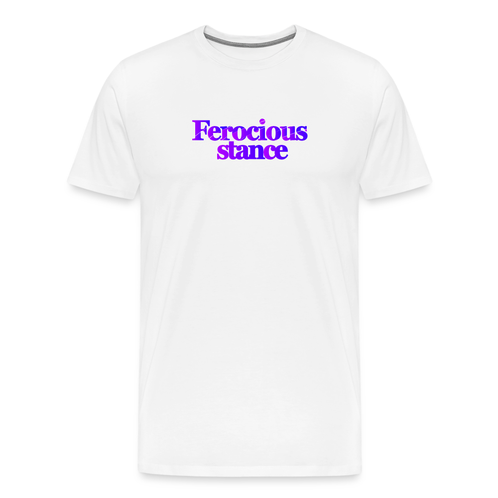 Ferocious - Premium-T-shirt herr - vit