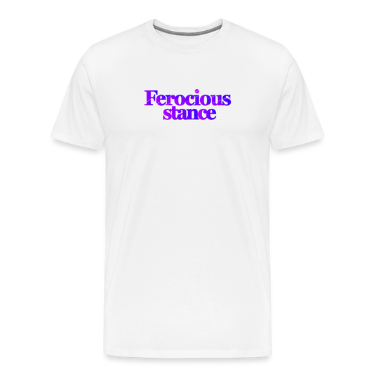 Ferocious - Premium-T-shirt herr - vit
