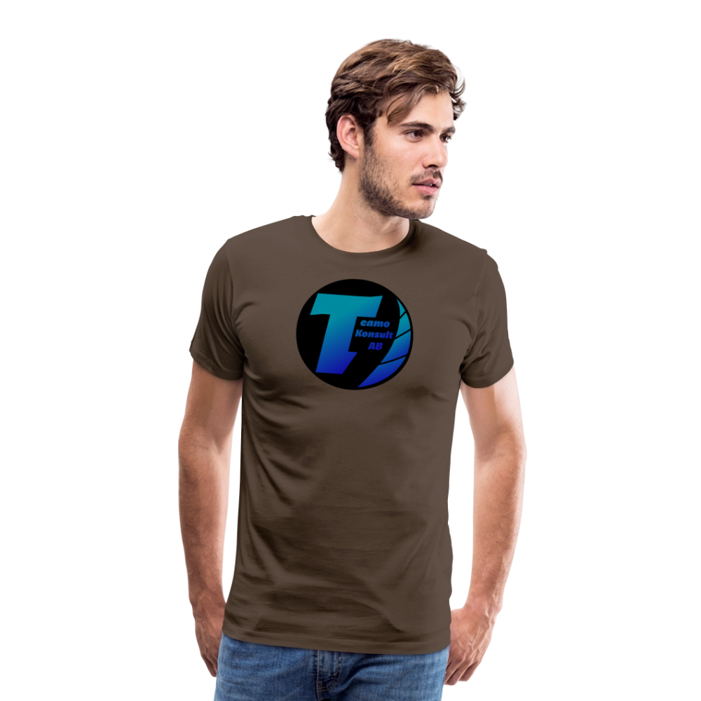 Teamo | Premium-T-shirt herr - ädelbrun