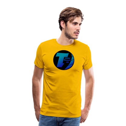 Teamo | Premium-T-shirt herr - solgul