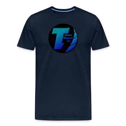 Teamo | Premium-T-shirt herr - marinblå