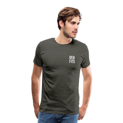 Denfits classic - Premium-T-shirt herr - asfalt